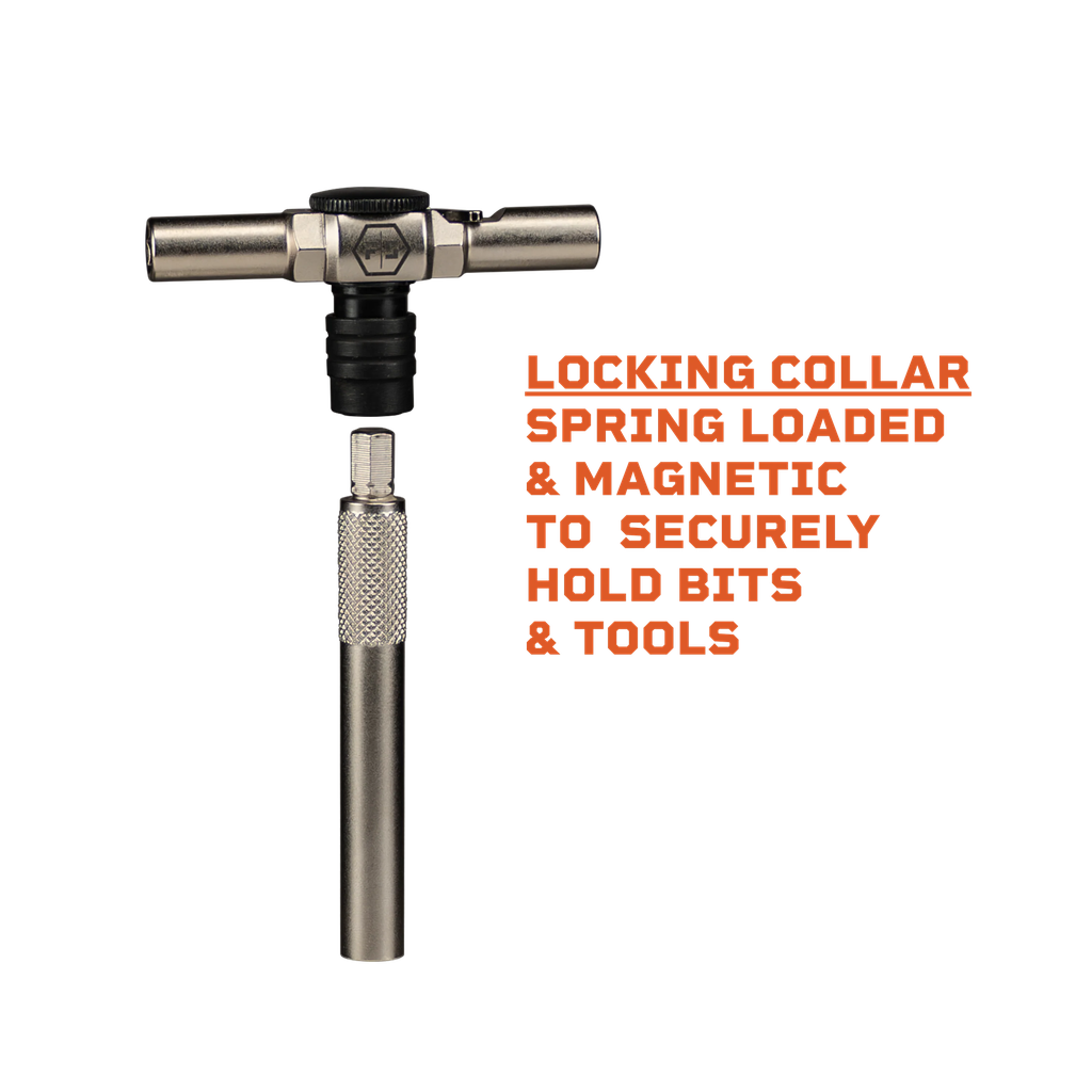 FIX IT STICKS Llave de paso en T con bloqueo de accionamiento hexagonal 