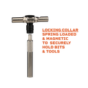 FIX IT STICKS Llave de paso en T con bloqueo de accionamiento hexagonal 