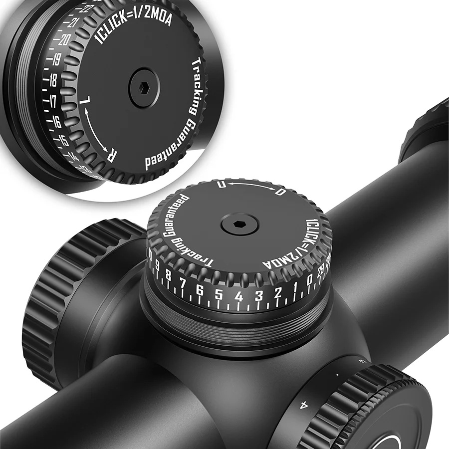 DISCOVERYOPT Mira telescópica LHD 1-6X24SFIR SFP-MOA LPVO con retícula de fibra de 34 mm de diámetro 