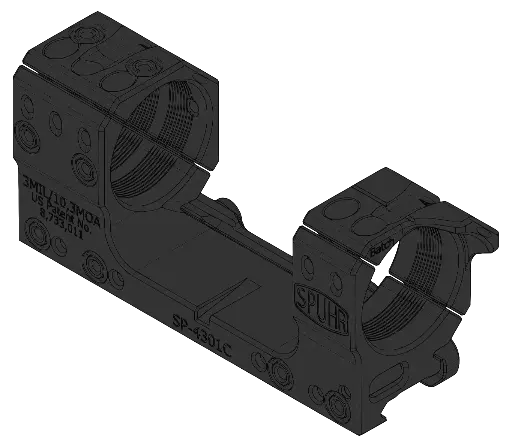 [SP-4301C] SPUHR Scope Mount 34 H30mm/1.181" 3MIL PIC Gen3 ECCT